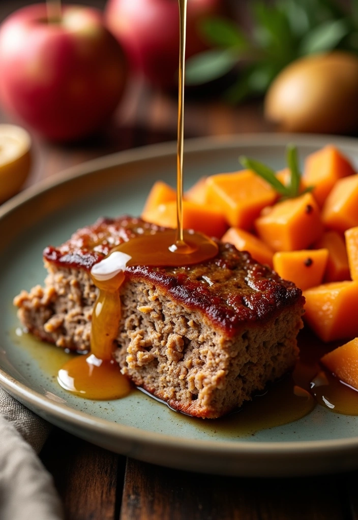 21 One Pot Ninja Foodi Meatloaf and Potatoes Recipes You Need to Try Tonight! - Apple Maple Ninja Foodi Meatloaf with Sweet Potatoes