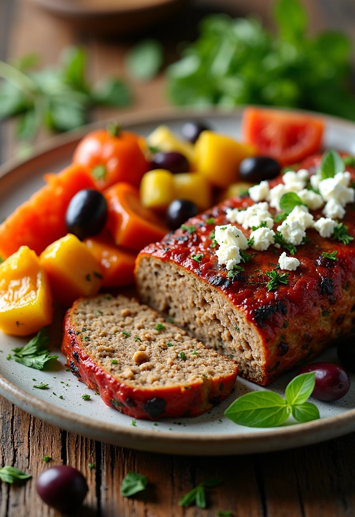 21 One Pot Ninja Foodi Meatloaf and Potatoes Recipes You Need to Try Tonight! - Mediterranean Ninja Foodi Meatloaf with Quinoa and Veggies