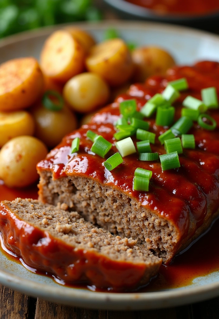 21 One Pot Ninja Foodi Meatloaf and Potatoes Recipes You Need to Try Tonight! - Sriracha Ninja Foodi Meatloaf with Asian Style Potatoes