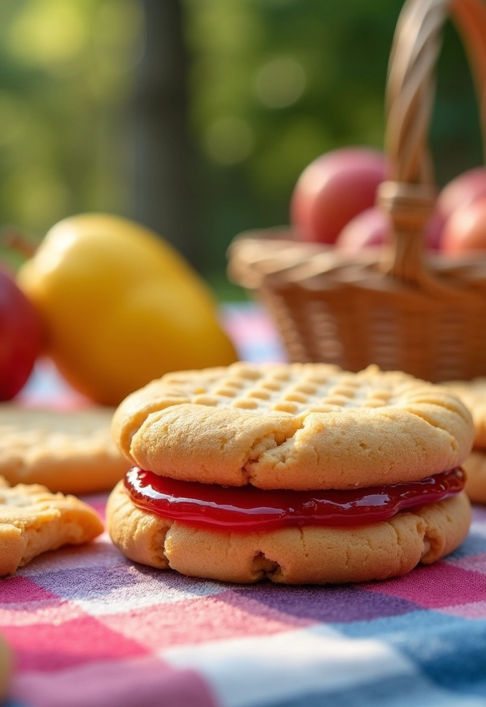 21 Peanut Butter Cookies Recipes That'll Make You Forget All Other Desserts! (You Won't Believe #10!) - 5. Peanut Butter and Jelly Sandwich Cookies