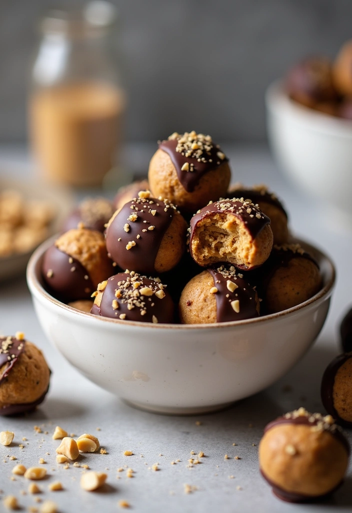 21 Peanut Butter Cookies Recipes That'll Make You Forget All Other Desserts! (You Won't Believe #10!) - 7. Peanut Butter Cookie Dough Bites