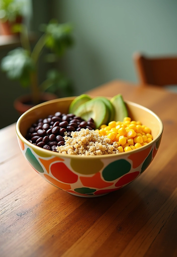 21 Quick and Easy Kid-Friendly Dinners That Will Make Dinner Time a Breeze! - 17. Quinoa and Black Bean Bowl