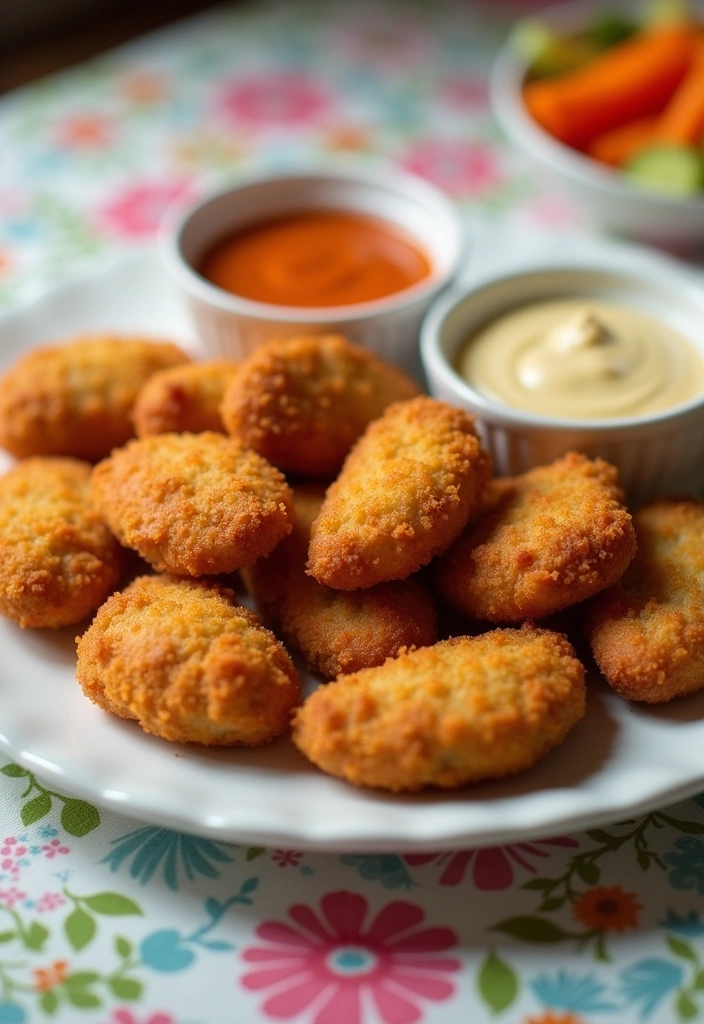 21 Quick and Easy Kid-Friendly Dinners That Will Make Dinner Time a Breeze! - 6. Baked Chicken Nuggets