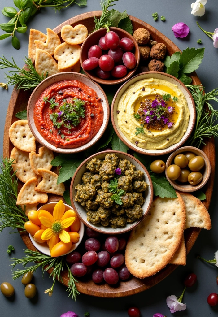 21 Wedding Reception Food Ideas That Will Leave Your Guests Raving! - 2. Mediterranean Mezze Platter