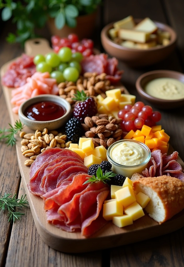 21 Wedding Reception Food Ideas That Will Leave Your Guests Raving! - 6. Charcuterie Board Extravaganza