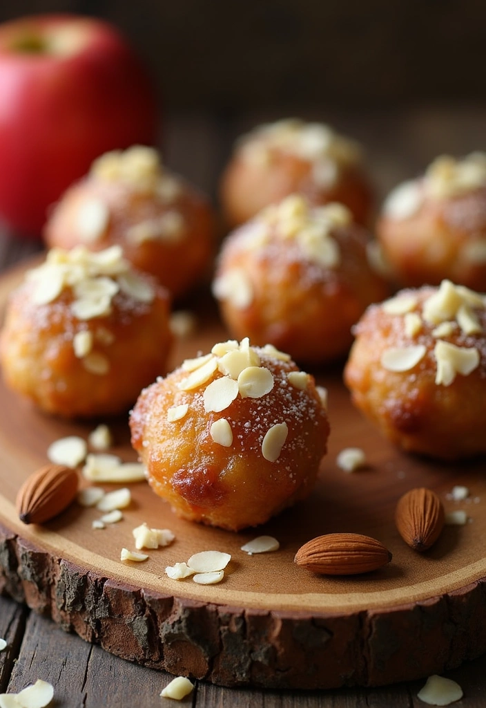 22 Apple Fritter Bites Recipes That Will Make You Drool (You Won't Believe #11!) - 16. Apple Fritter Bites with Almonds