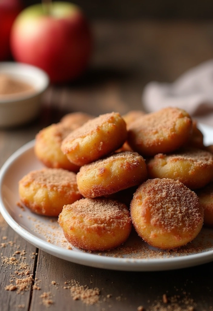 22 Apple Fritter Bites Recipes That Will Make You Drool (You Won't Believe #11!) - 2. Cinnamon Sugar Apple Fritter Bites