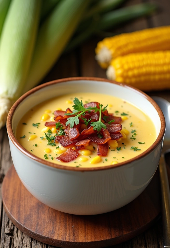 22 Cozy Comforting Crockpot Soup Ideas to Warm Your Soul (You Won't Believe #16!) - 12. Corn Chowder