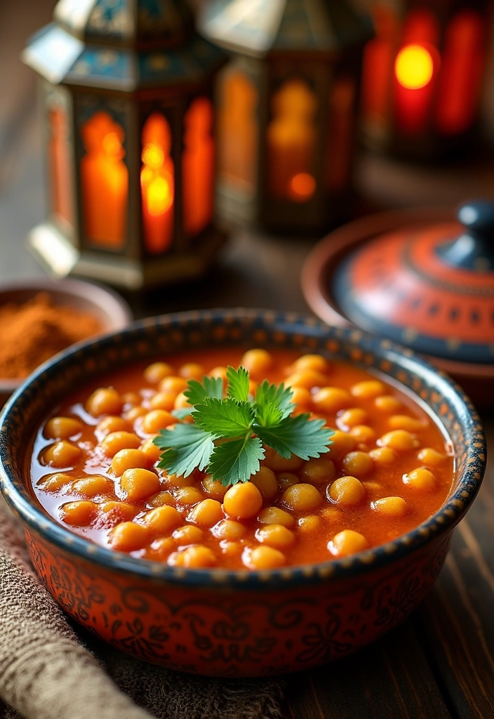 22 Cozy Comforting Crockpot Soup Ideas to Warm Your Soul (You Won't Believe #16!) - 16. Surprise Recipe - Moroccan Chickpea Soup