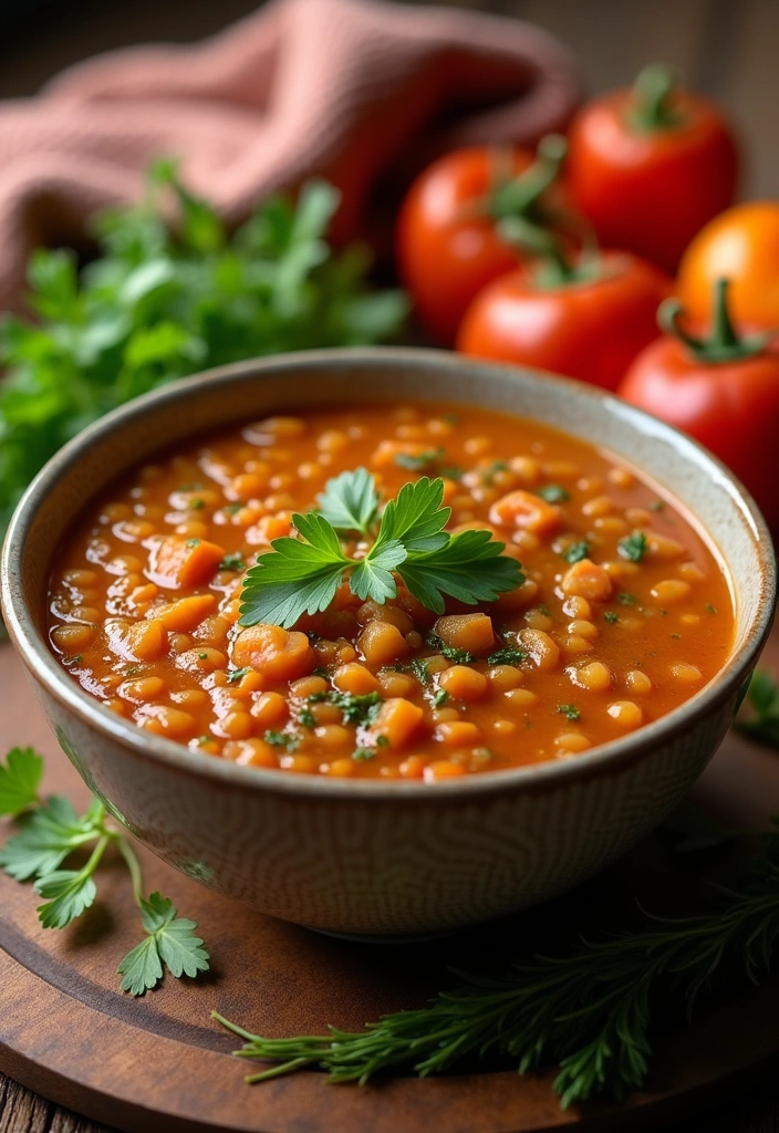 22 Cozy Comforting Crockpot Soup Ideas to Warm Your Soul (You Won't Believe #16!) - 6. Vegetarian Lentil Soup