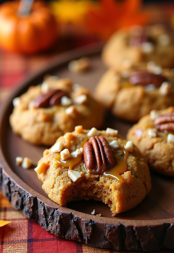 22 Crumbl Pumpkin Pie Cookies Recipes You Need to Try This Fall! - 3. Chewy Pumpkin Pie Crumbl Cookies with Pecans