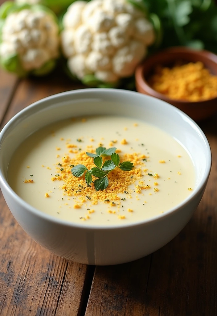 22 Delicious Cottage Cheese Soup Recipes That Will Change Your Dinner Game! - 13. Cauliflower and Cottage Cheese Soup