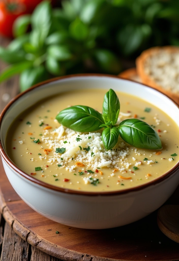 22 Delicious Cottage Cheese Soup Recipes That Will Change Your Dinner Game! - 15. Italian Herb and Cottage Cheese Soup