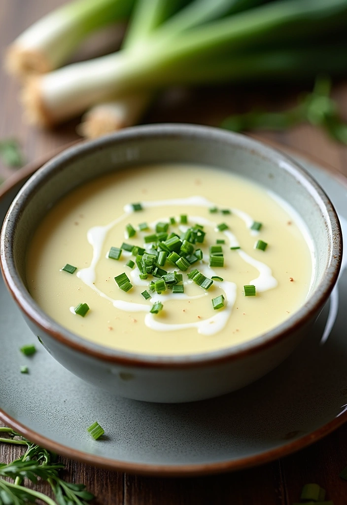 22 Delicious Cottage Cheese Soup Recipes That Will Change Your Dinner Game! - 7. Leek and Cottage Cheese Soup