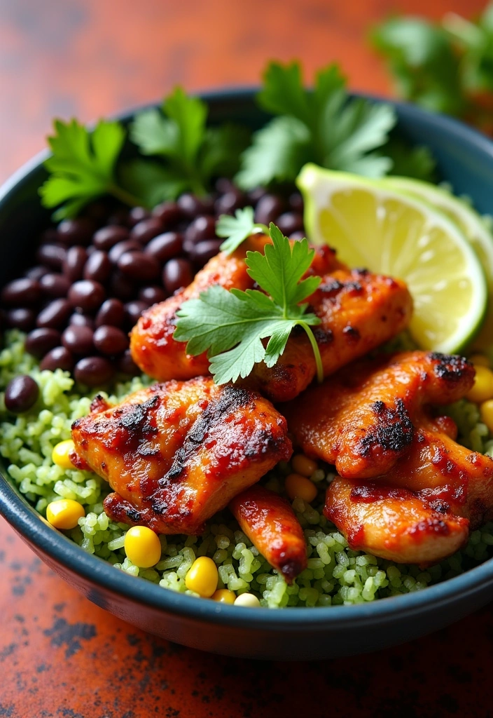 22 Healthy Chicken Bowl Recipes That Will Make You Feel Amazing! - 11. Chipotle Chicken Bowl