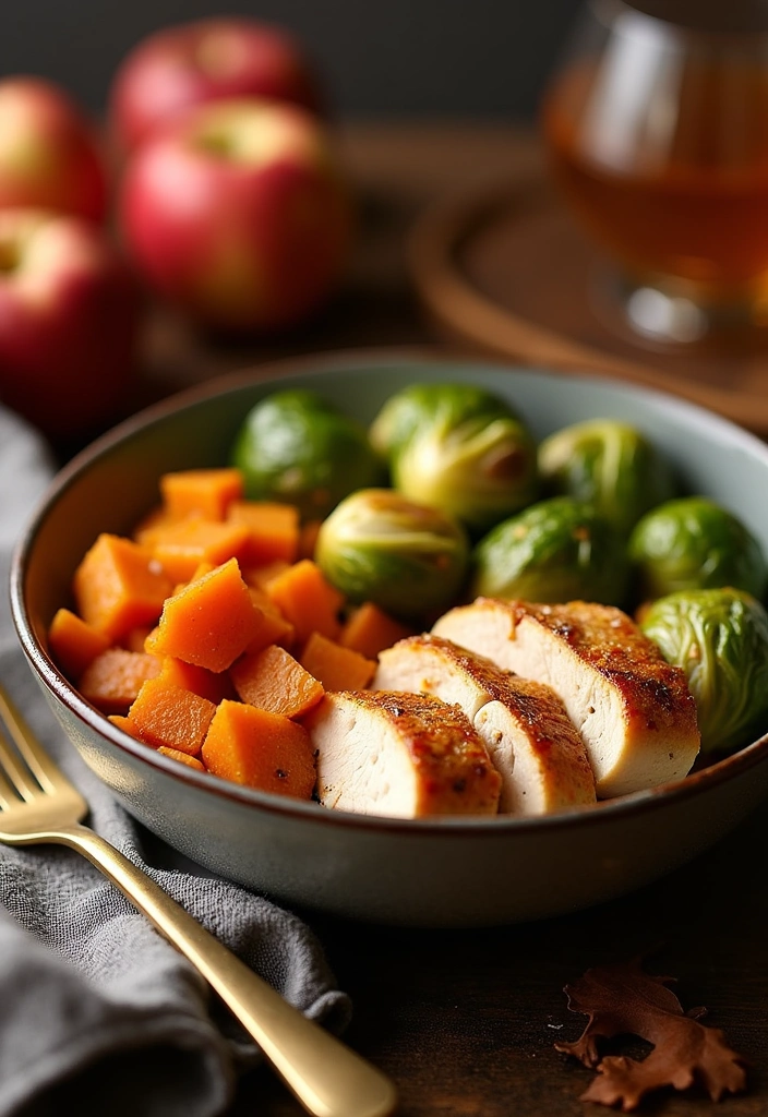 22 Healthy Chicken Bowl Recipes That Will Make You Feel Amazing! - 13. Apple Cider Chicken Bowl