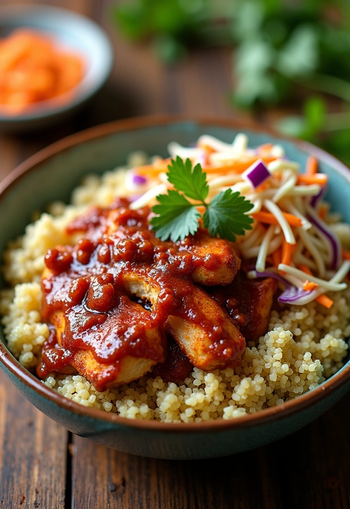 22 Healthy Chicken Bowl Recipes That Will Make You Feel Amazing! - 5. BBQ Chicken Bowl