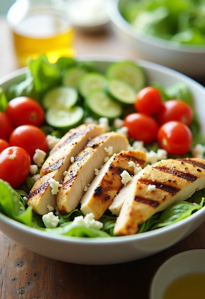 22 Healthy Chicken Bowl Recipes That Will Make You Feel Amazing! - 6. Greek Chicken Bowl