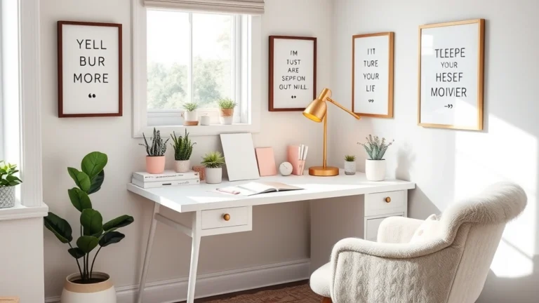 22 Home Office Ideas for Women That Will Transform Your Workday!