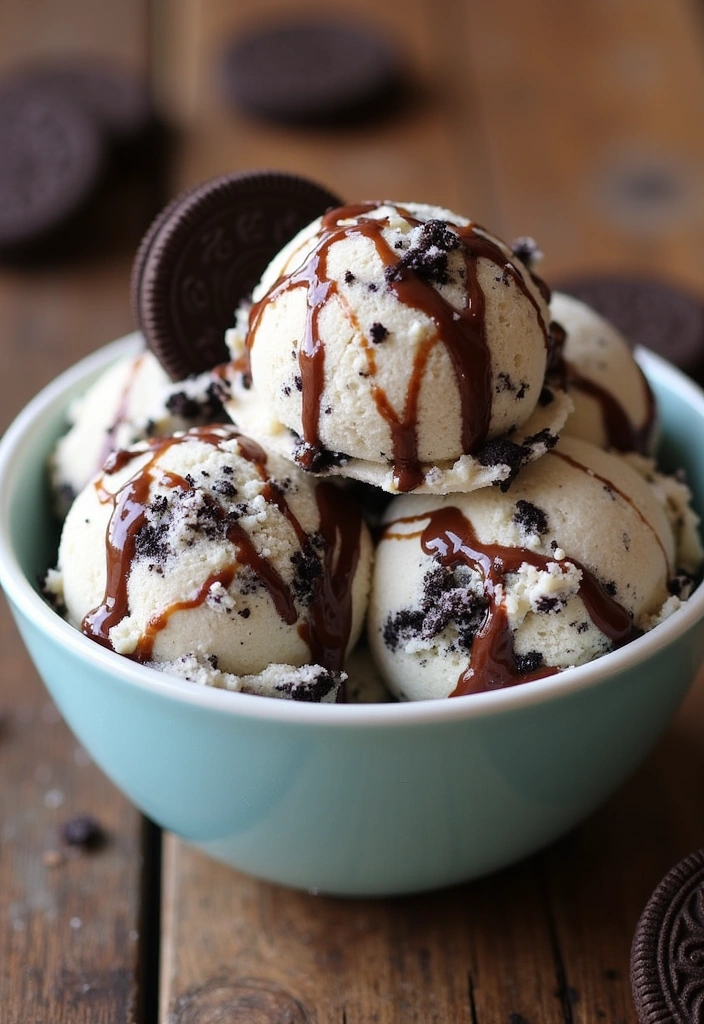 22 Mind-Blowing Ninja Creami Oreo Ice Cream Recipes You Need to Try Right Now! - Cookies and Cream Oreo Swirl Ice Cream