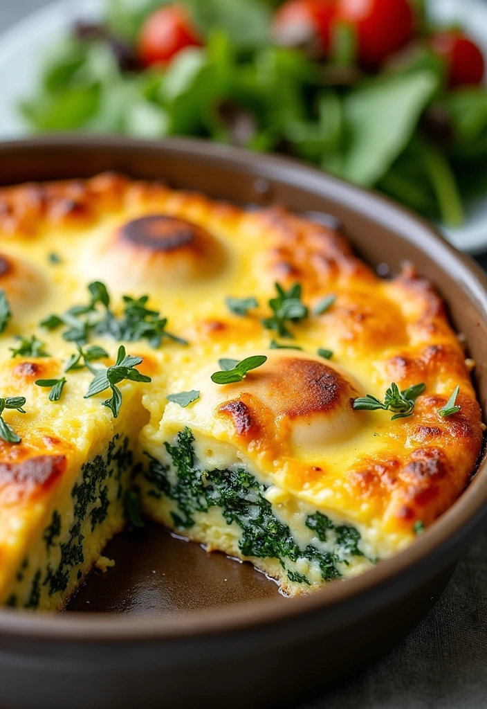 22 Mouthwatering Boiled Egg Recipes That Are Easier Than You Think! - 14. Egg and Spinach Casserole