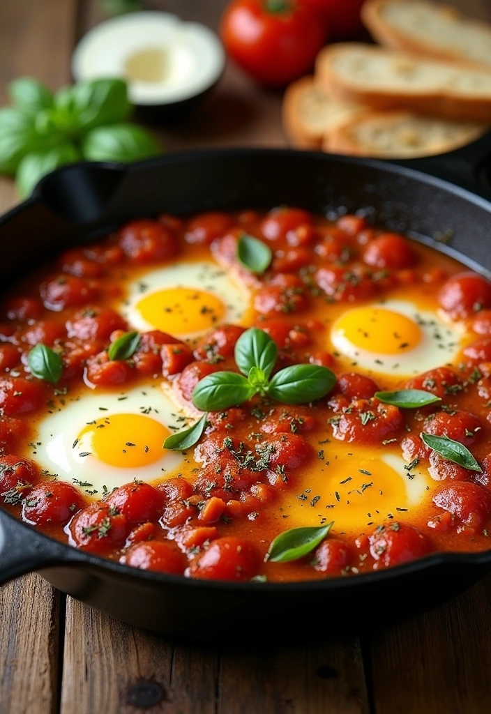 22 Mouthwatering Boiled Egg Recipes That Are Easier Than You Think! - 19. Egg and Tomato Breakfast Skillet