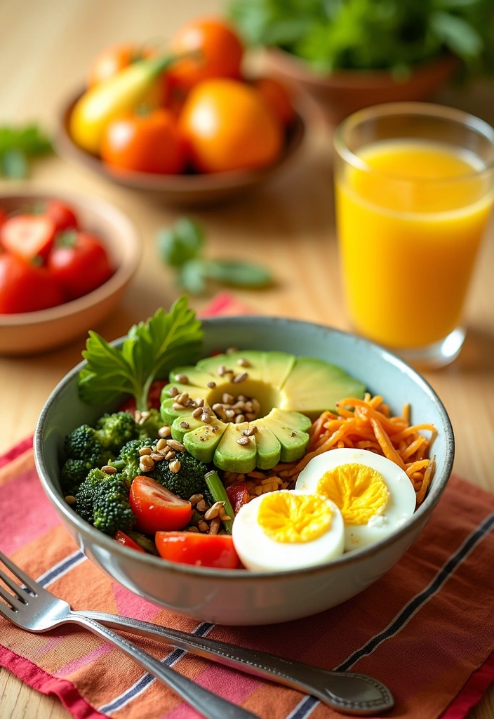 22 Mouthwatering Boiled Egg Recipes That Are Easier Than You Think! - 5. Egg and Veggie Breakfast Bowl