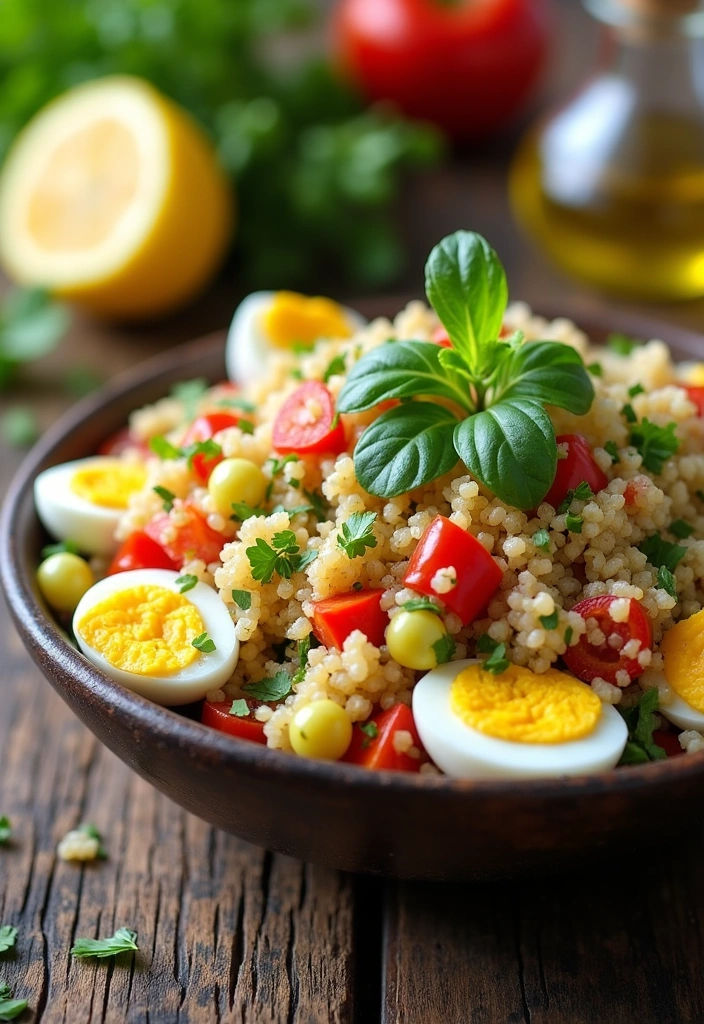 22 Mouthwatering Boiled Egg Recipes That Are Easier Than You Think! - 7. Boiled Egg Quinoa Salad