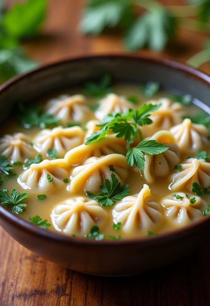 22 Must-Try Gyoza Soup Recipes That Will Warm Your Soul! - 13. Herbed Chicken Gyoza Soup