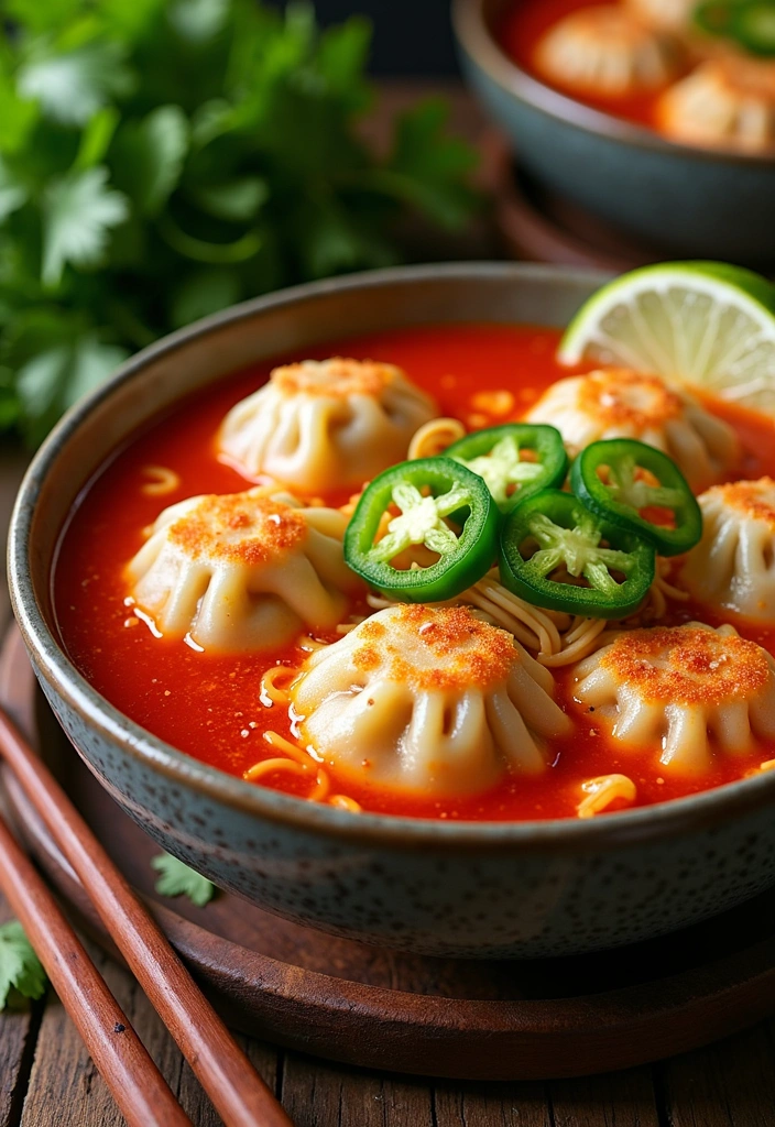 22 Must-Try Gyoza Soup Recipes That Will Warm Your Soul! - 2. Spicy Gyoza Soup