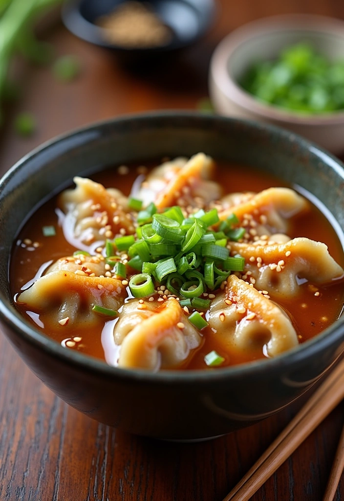 22 Must-Try Gyoza Soup Recipes That Will Warm Your Soul! - 8. Teriyaki Gyoza Soup