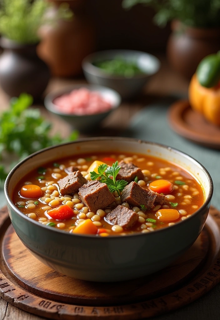 22 Ninja Foodi Soup Recipes That Will Warm Your Soul (You'll Love #10!) - 11. Beef Barley Soup