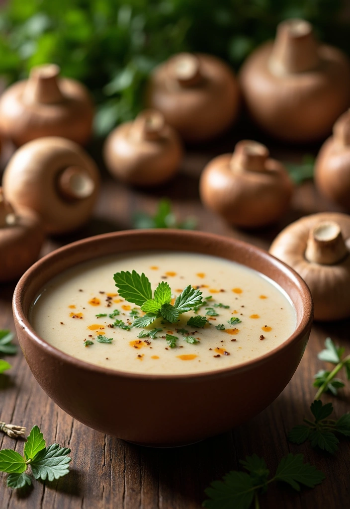 22 Ninja Foodi Soup Recipes That Will Warm Your Soul (You'll Love #10!) - 13. Mushroom Soup