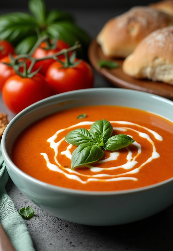 22 Ninja Foodi Soup Recipes That Will Warm Your Soul (You'll Love #10!) - 2. Creamy Tomato Basil Soup