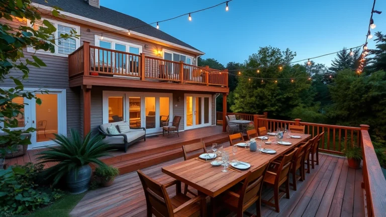 20 Two-Level Deck Ideas That Will Transform Your Backyard Into a Dream Retreat!