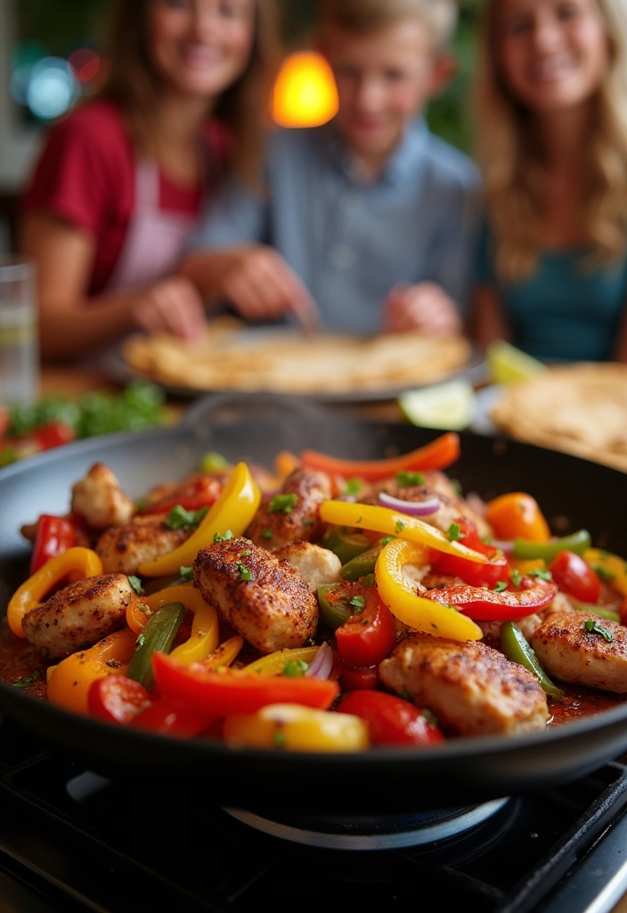 23 Cheap Dinners for a Family That Won’t Break the Bank (You’ll Love #10!) - 12. Chicken Fajitas