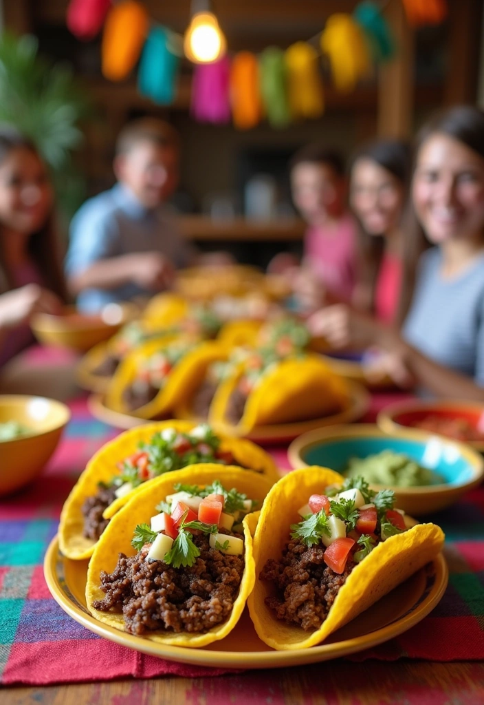 23 Cheap Dinners for a Family That Won’t Break the Bank (You’ll Love #10!) - 2. Taco Night Fiesta