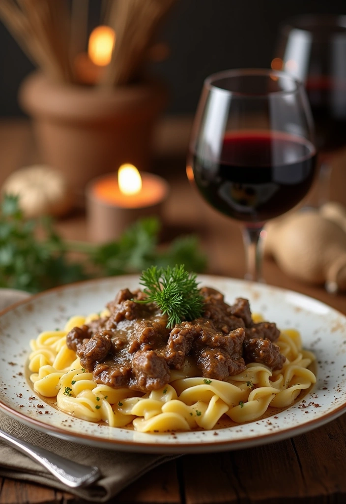 23 Cozy Winter Comfort Food Recipes That'll Warm Your Soul! - 13. Classic Beef Stroganoff