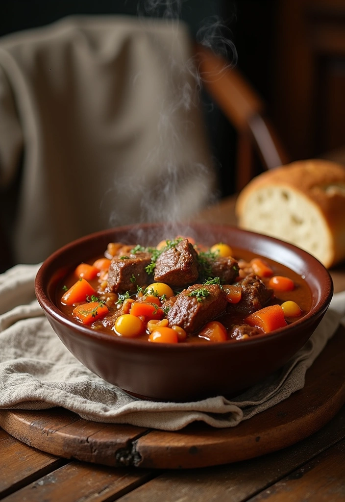 23 Cozy Winter Comfort Food Recipes That'll Warm Your Soul! - 2. Hearty Beef Stew