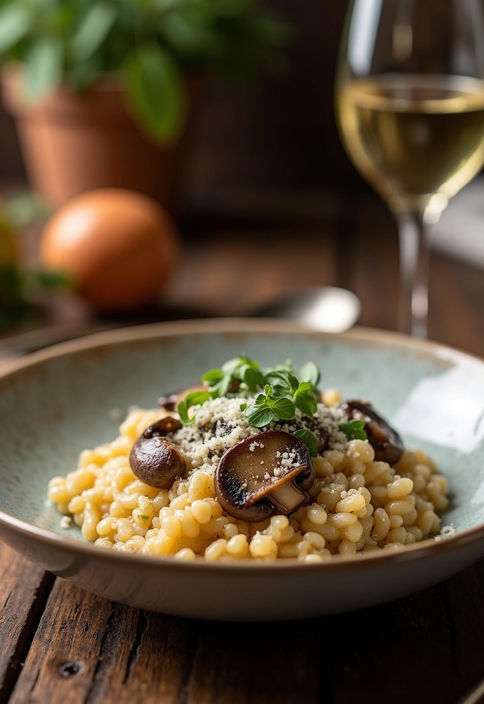 23 Cozy Winter Comfort Food Recipes That'll Warm Your Soul! - 3. Creamy Mushroom Risotto