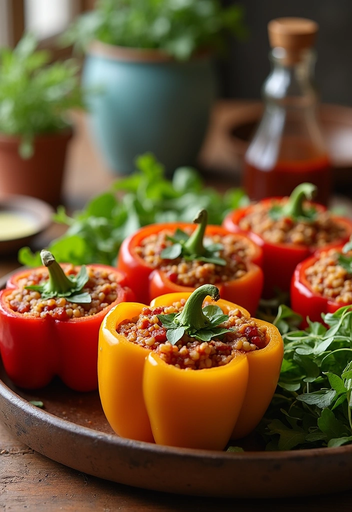 23 Cozy Winter Dinner Recipes That Will Warm Your Soul (You Won't Believe #15!) - 12. Stuffed Bell Peppers