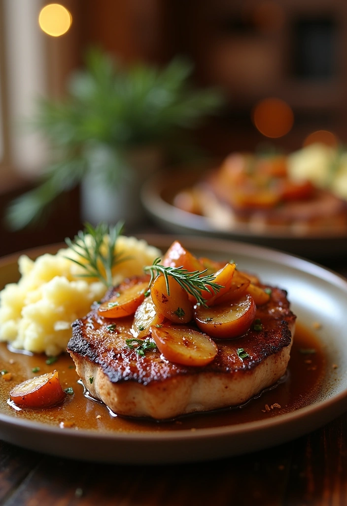 23 Cozy Winter Dinner Recipes That Will Warm Your Soul (You Won't Believe #15!) - 19. Pork Chops with Apples