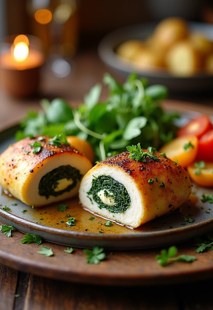 23 Cozy Winter Dinner Recipes That Will Warm Your Soul (You Won't Believe #15!) - 21. Spinach and Feta Stuffed Chicken