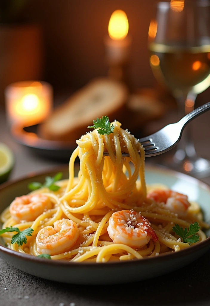 23 Cozy Winter Dinner Recipes That Will Warm Your Soul (You Won't Believe #15!) - 6. Garlic Butter Shrimp Pasta