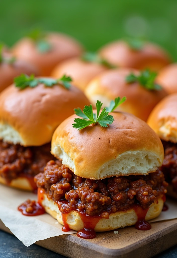 23 Easy Slider Recipes That Will Wow Your Guests (You'll Love #12!) - 13. Sloppy Joe Sliders