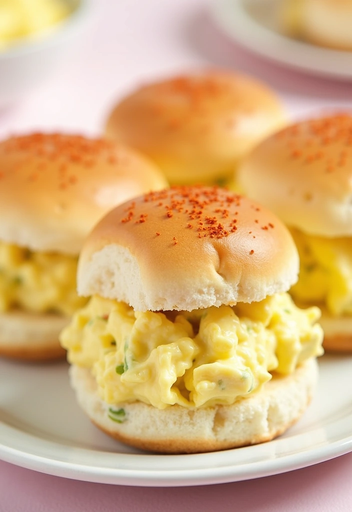 23 Easy Slider Recipes That Will Wow Your Guests (You'll Love #12!) - 16. Egg Salad Sliders