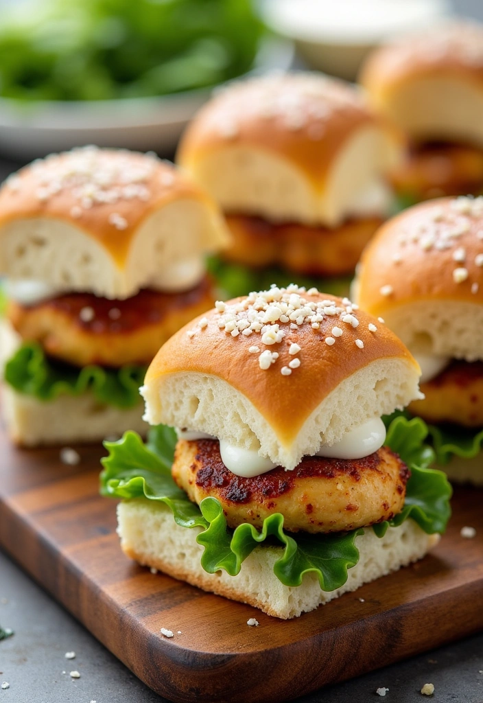 23 Easy Slider Recipes That Will Wow Your Guests (You'll Love #12!) - 17. Chicken Caesar Sliders