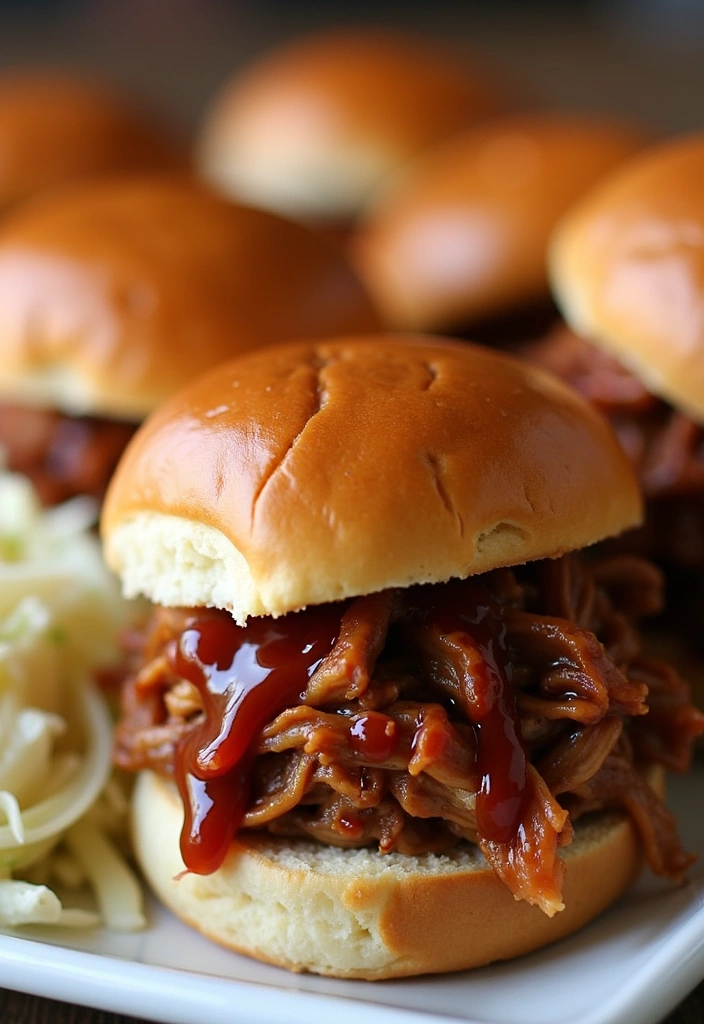 23 Easy Slider Recipes That Will Wow Your Guests (You'll Love #12!) - 2. BBQ Pulled Pork Sliders