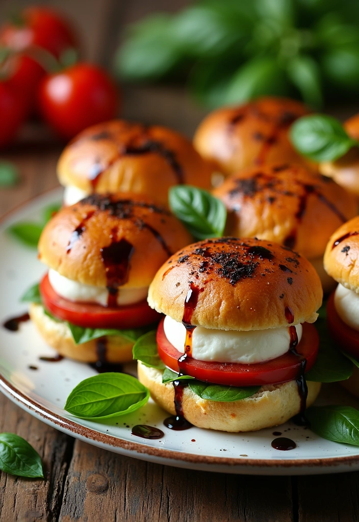 23 Easy Slider Recipes That Will Wow Your Guests (You'll Love #12!) - 3. Caprese Sliders