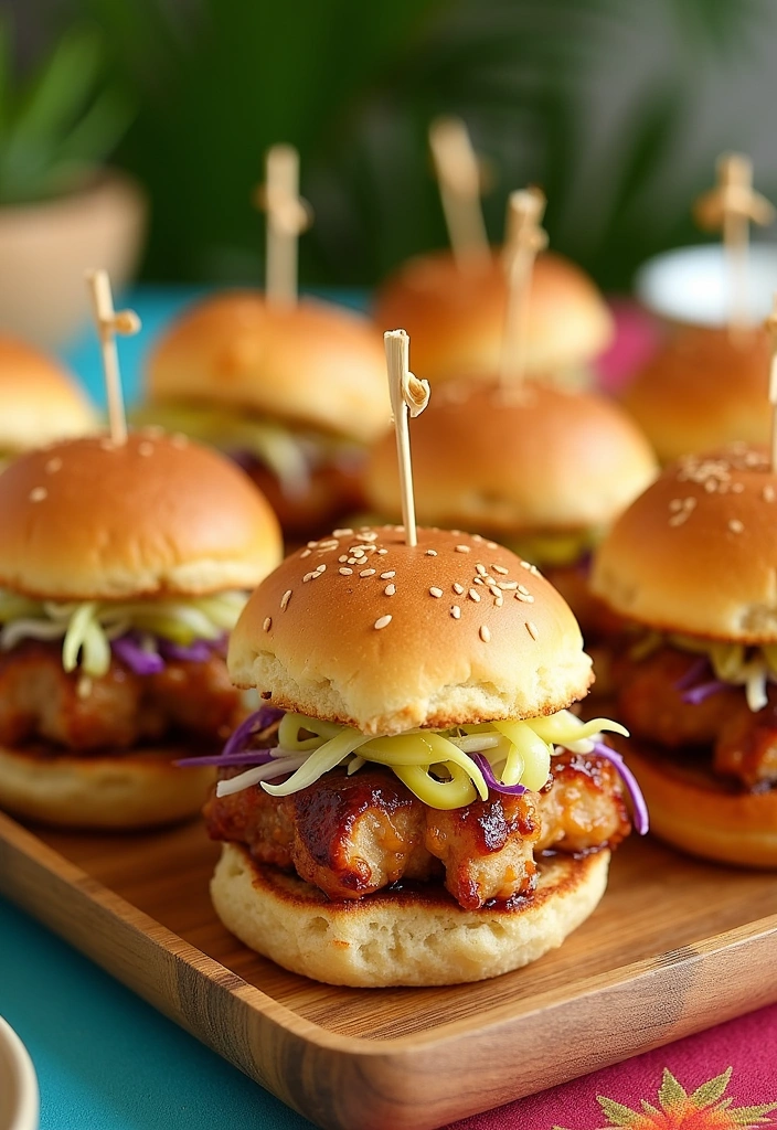 23 Easy Slider Recipes That Will Wow Your Guests (You'll Love #12!) - 7. Teriyaki Chicken Sliders